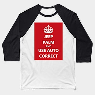 Auto Correct Poster Baseball T-Shirt